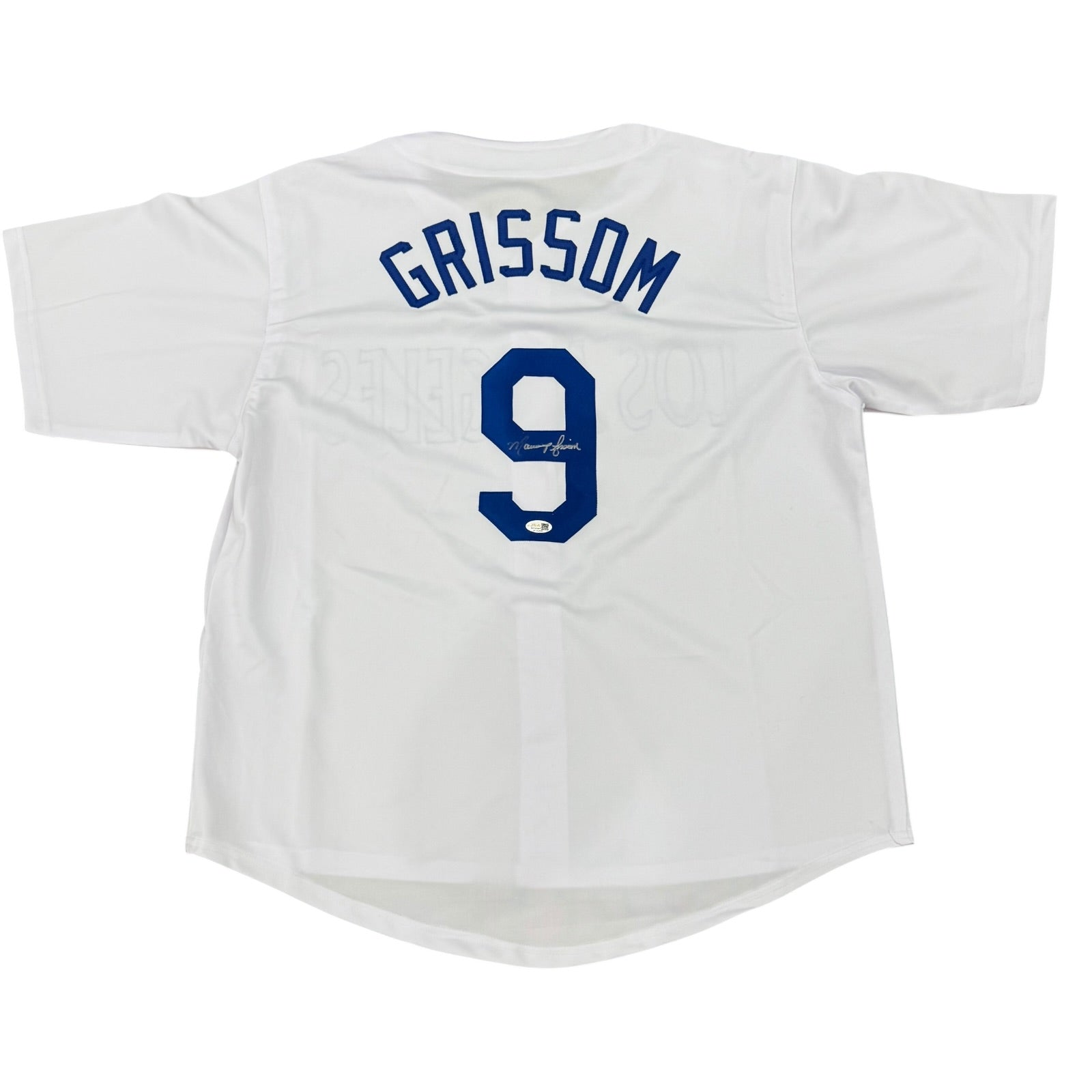 Marquis Grissom Autographed Los Angeles (White #9) Custom Jersey - JSA