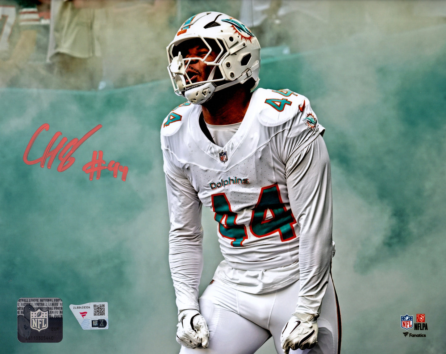 Chop Robinson Autographed Miami Dolphins 8x10 Photo - Fanatics