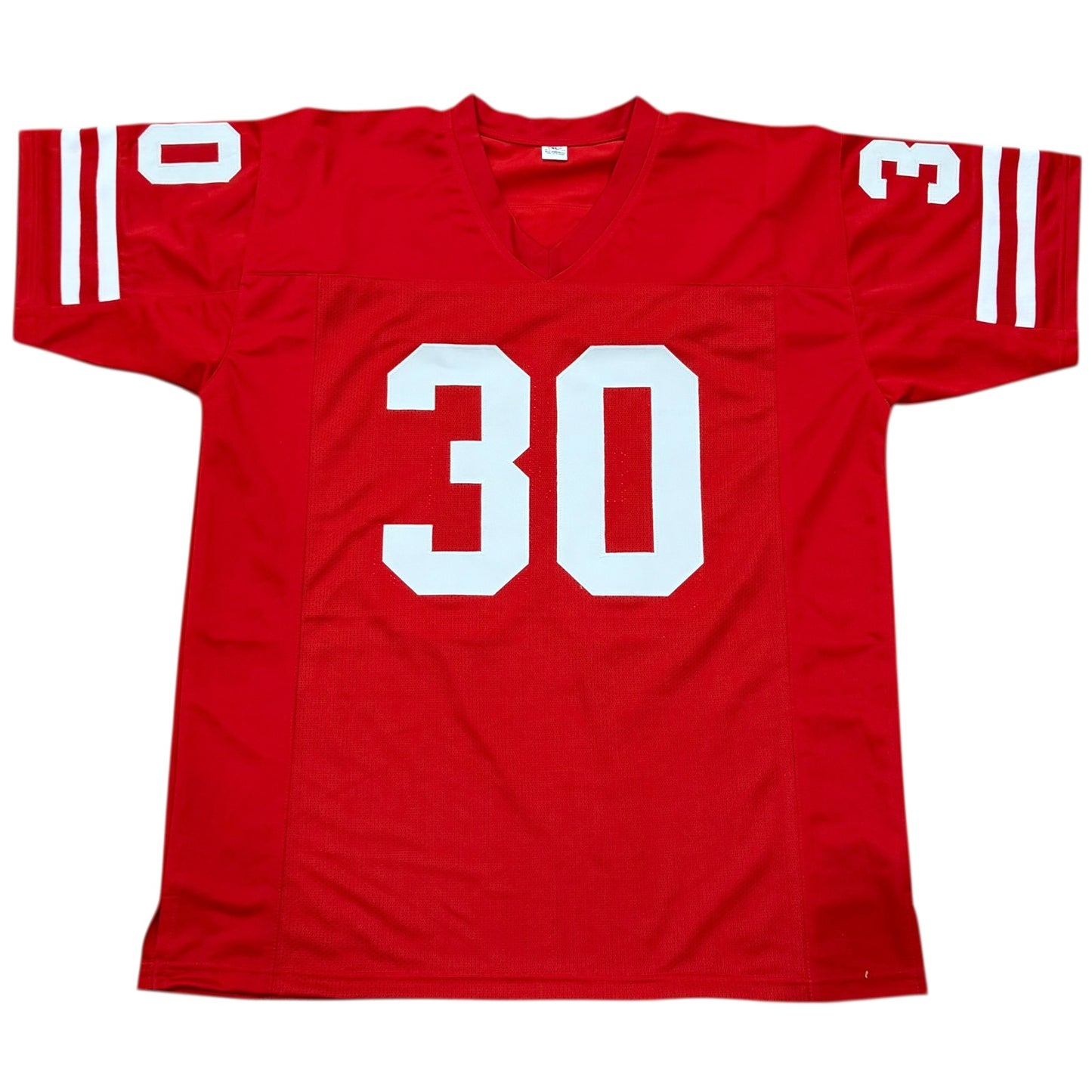 Mike Rozier Autographed Nebraska (Red #30) Custom Stitched Jersey - JSA
