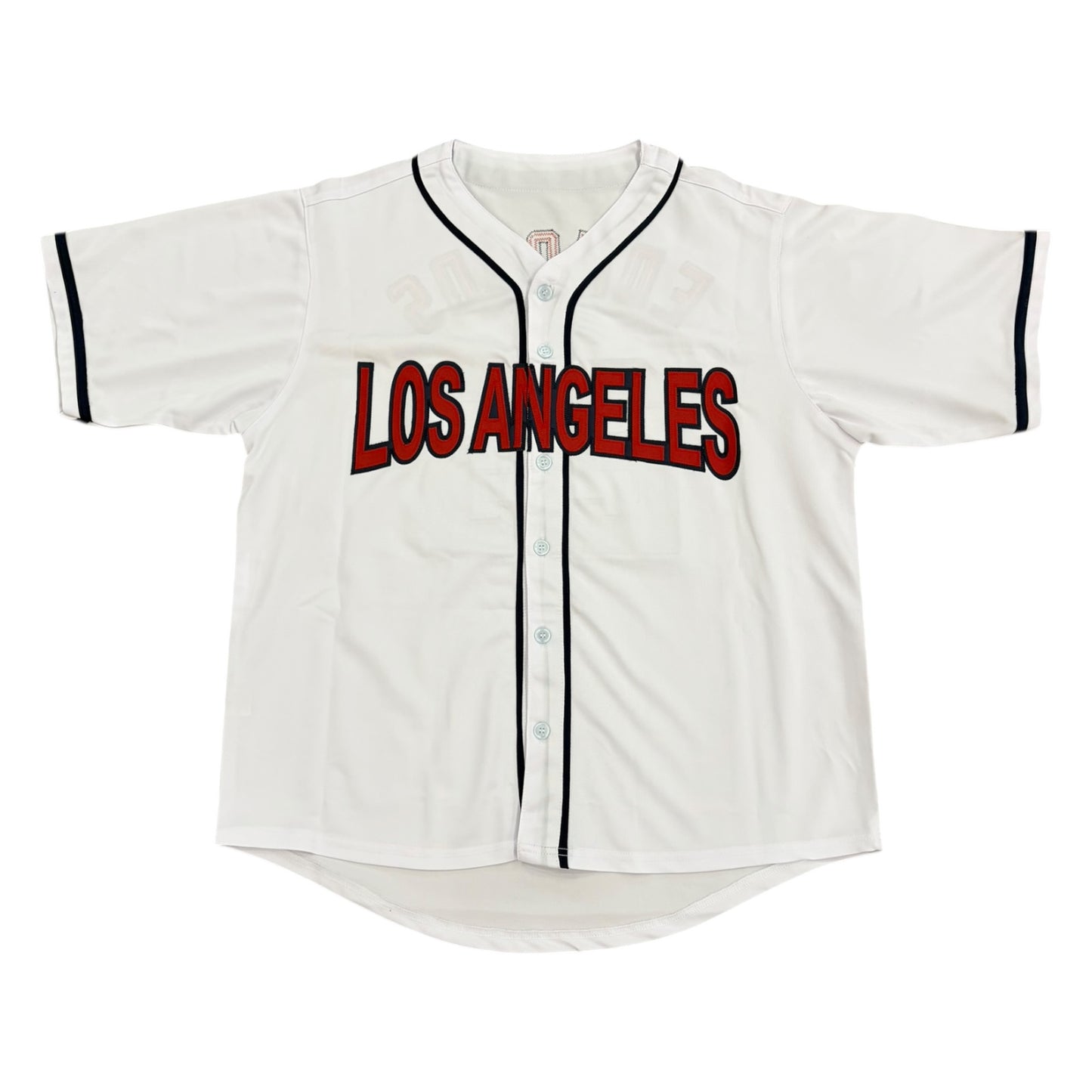 Jim Edmonds Autographed Anaheim (White #25) Custom Stitched Jersey - JSA