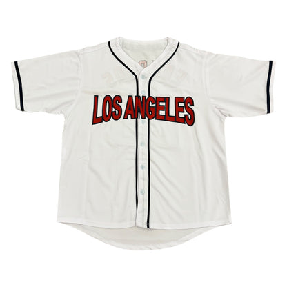 Jim Edmonds Autographed Anaheim (White #25) Custom Stitched Jersey - JSA
