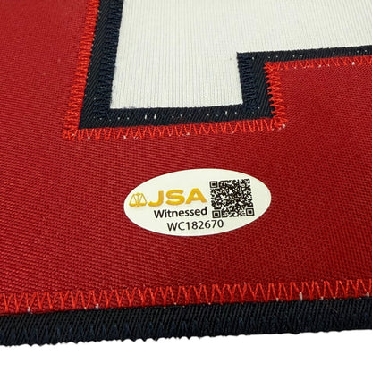 Jim Edmonds Autographed Anaheim (White #25) Custom Stitched Jersey - JSA