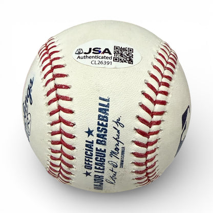 Lee Smith Autographed Official MLB Baseball w/ HOF 2019 - JSA