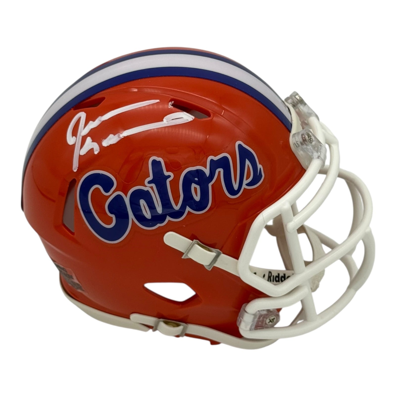 Jevon Kearse Autographed Florida Gators (Speed) Mini Helmet - JSA