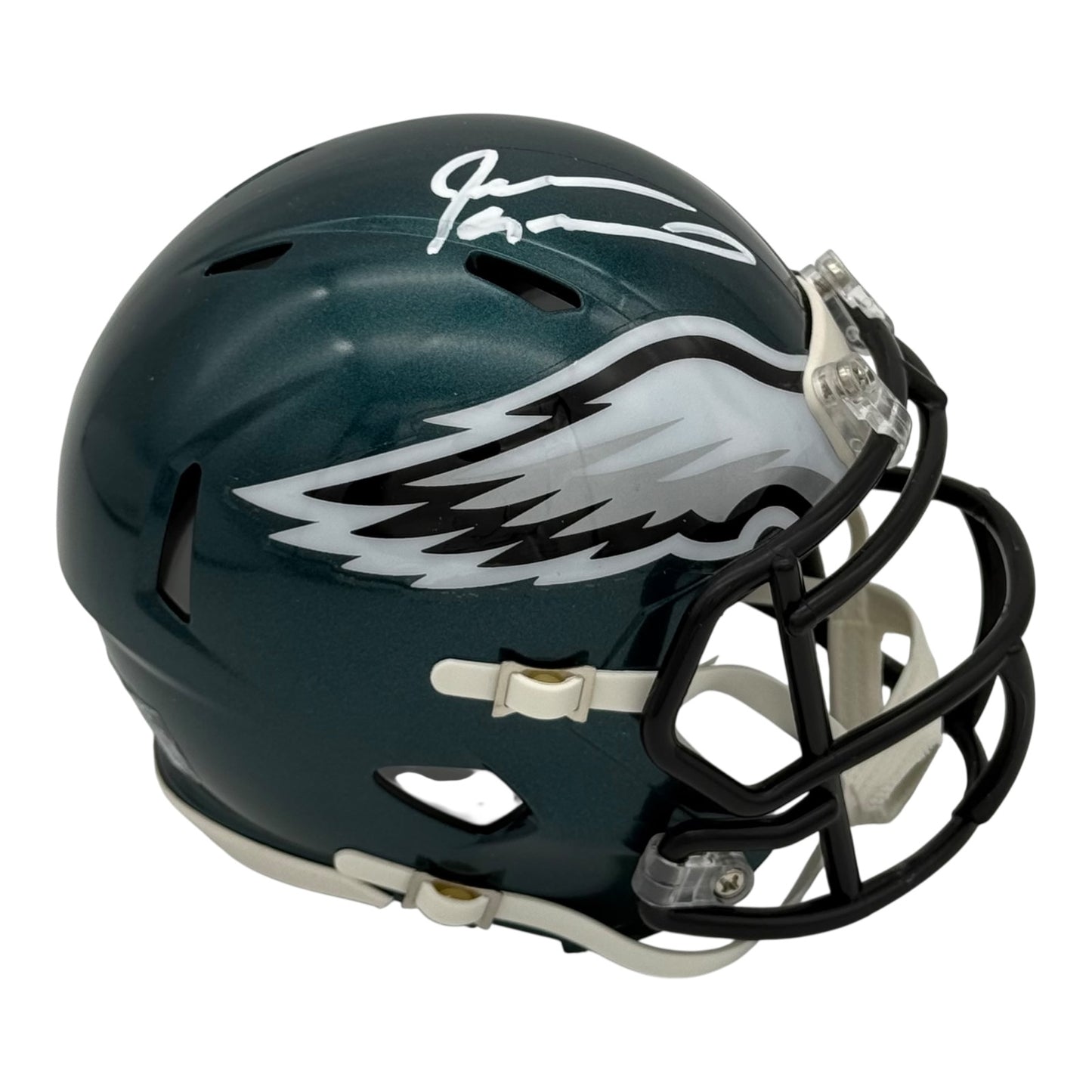 Jevon Kearse Autographed Philadelphia Eagles (Speed) Mini Helmet - JSA