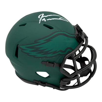 Jevon Kearse Autographed Philadelphia Eagles (RAVE) Mini Helmet - JSA