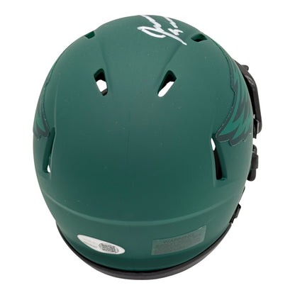 Jevon Kearse Autographed Philadelphia Eagles (RAVE) Mini Helmet - JSA