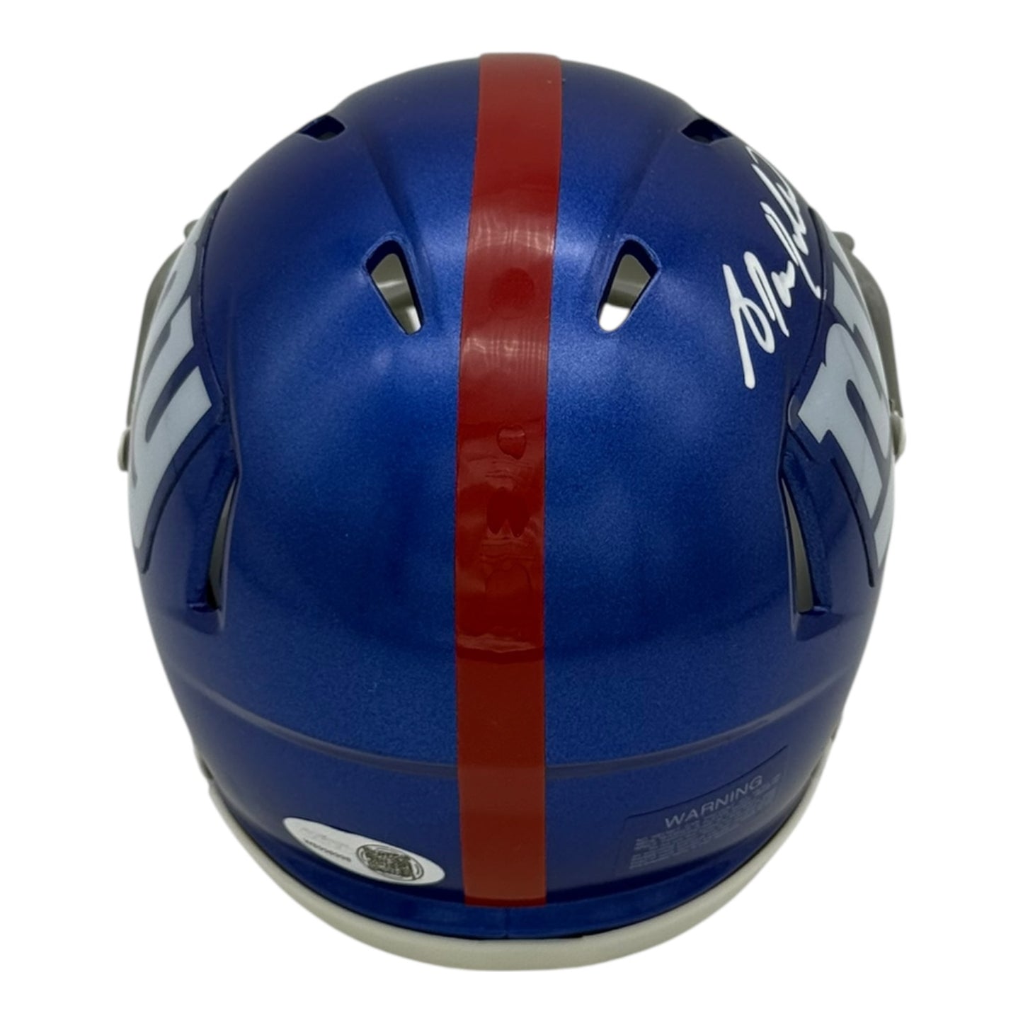 Antrel Rolle Autographed New York Giants (Speed) Mini Helmet - JSA