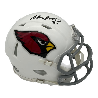 Antrel Rolle Autographed Arizona Cardinals (Speed) Mini Helmet - JSA