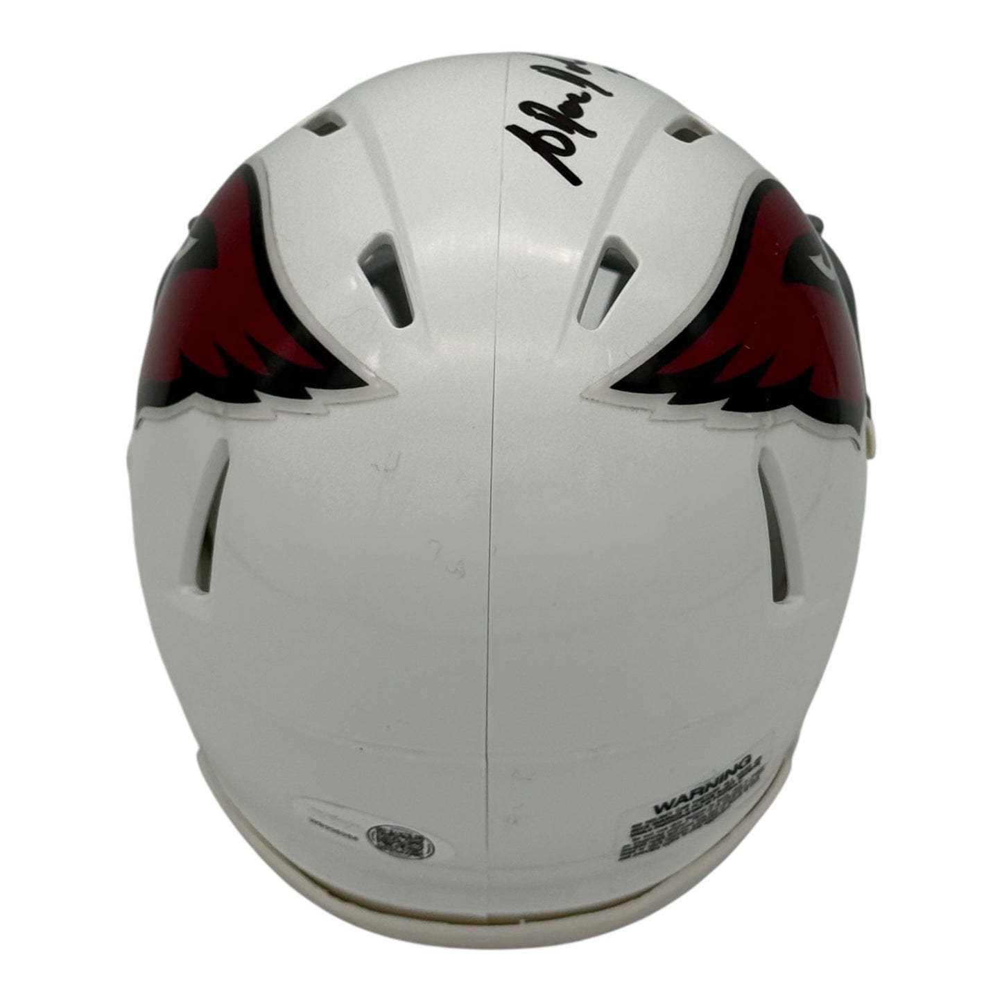 Antrel Rolle Autographed Arizona Cardinals (Speed) Mini Helmet - JSA