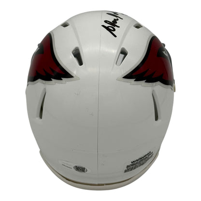 Antrel Rolle Autographed Arizona Cardinals (Speed) Mini Helmet - JSA