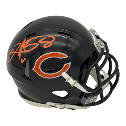 D.J. Williams Autographed Chicago Bears (Speed) Mini Helmet - JSA