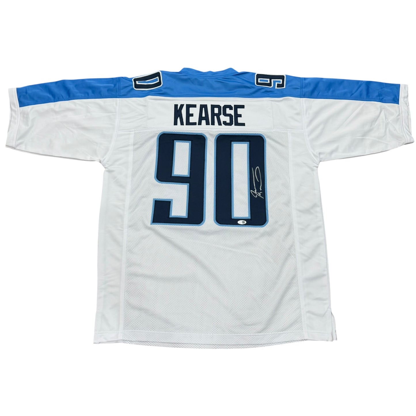 Jevon Kearse Autographed Tennessee (White #90) Custom Stitched Jersey - JSA