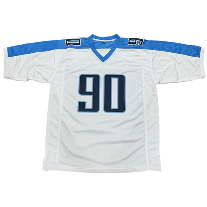 Jevon Kearse Autographed Tennessee (White #90) Custom Stitched Jersey - JSA