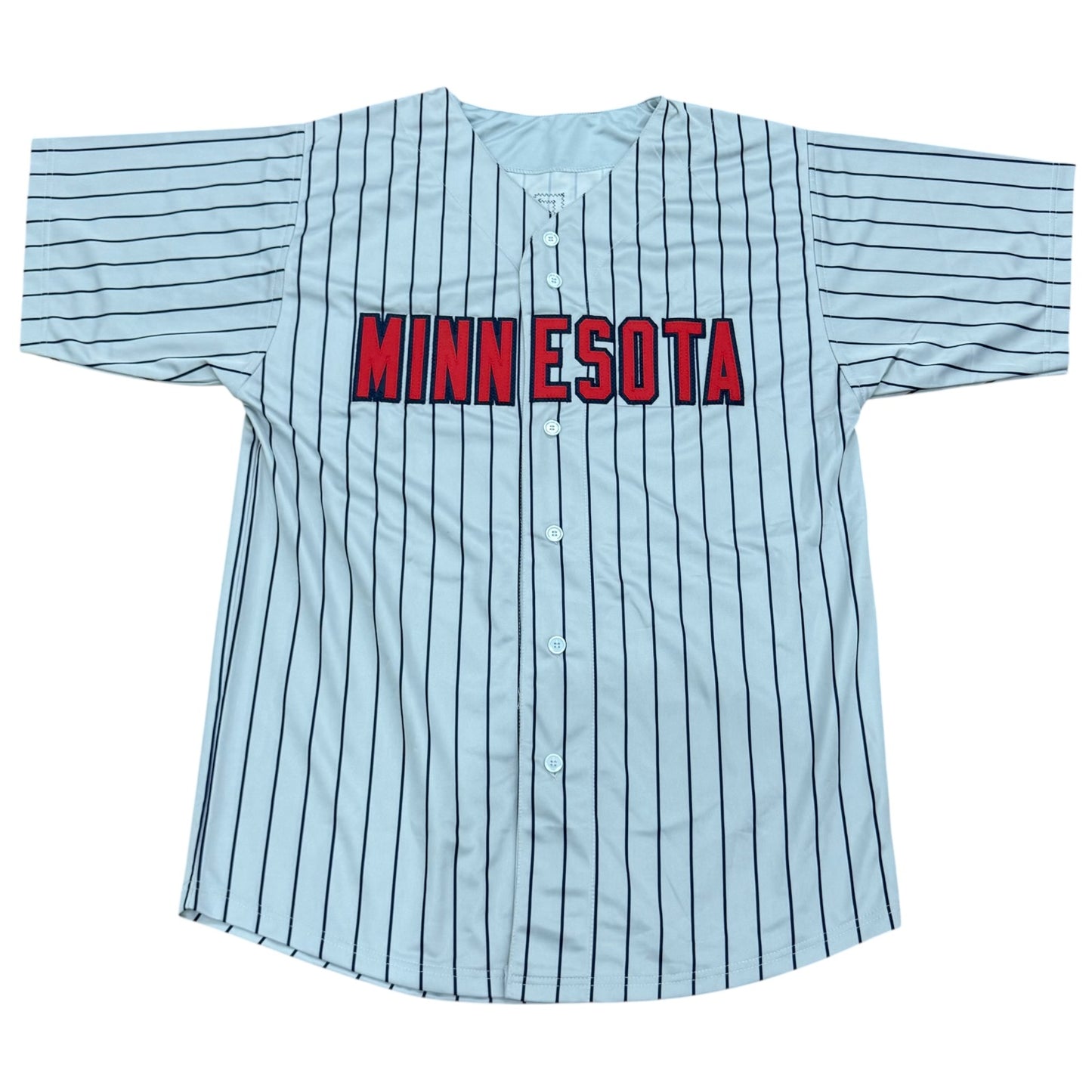 Jeff Reardon Autographed Minnesota (Pinstripe #41) Custom Stitched Jersey w/ "1987 WS Champs" - JSA