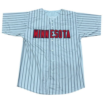Jeff Reardon Autographed Minnesota (Pinstripe #41) Custom Stitched Jersey w/ "1987 WS Champs" - JSA