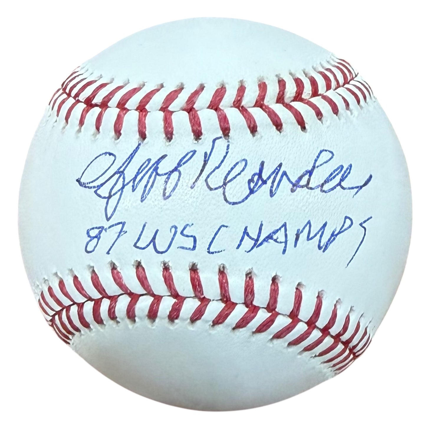 Jeff Reardon Autographed Official Major League Baseball w/ "87 WS Champs" - JSA