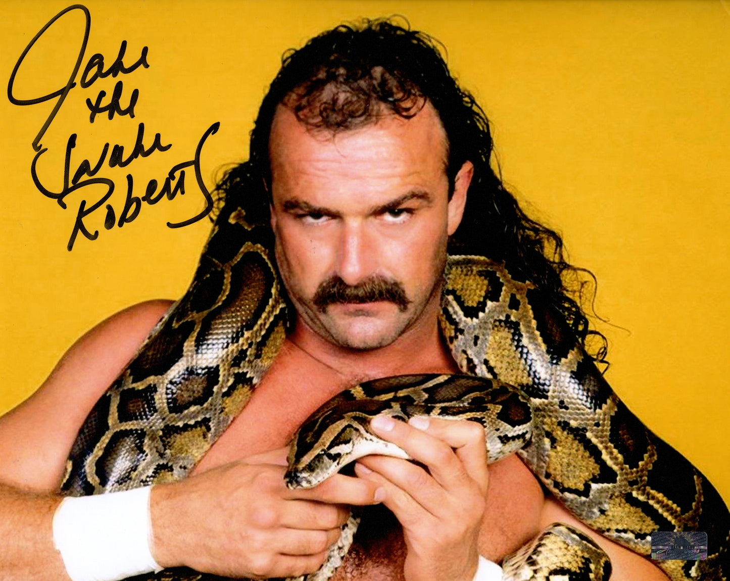 Jake "The Snake" Roberts Autographed Wrestling 8x10 Photo - JSA
