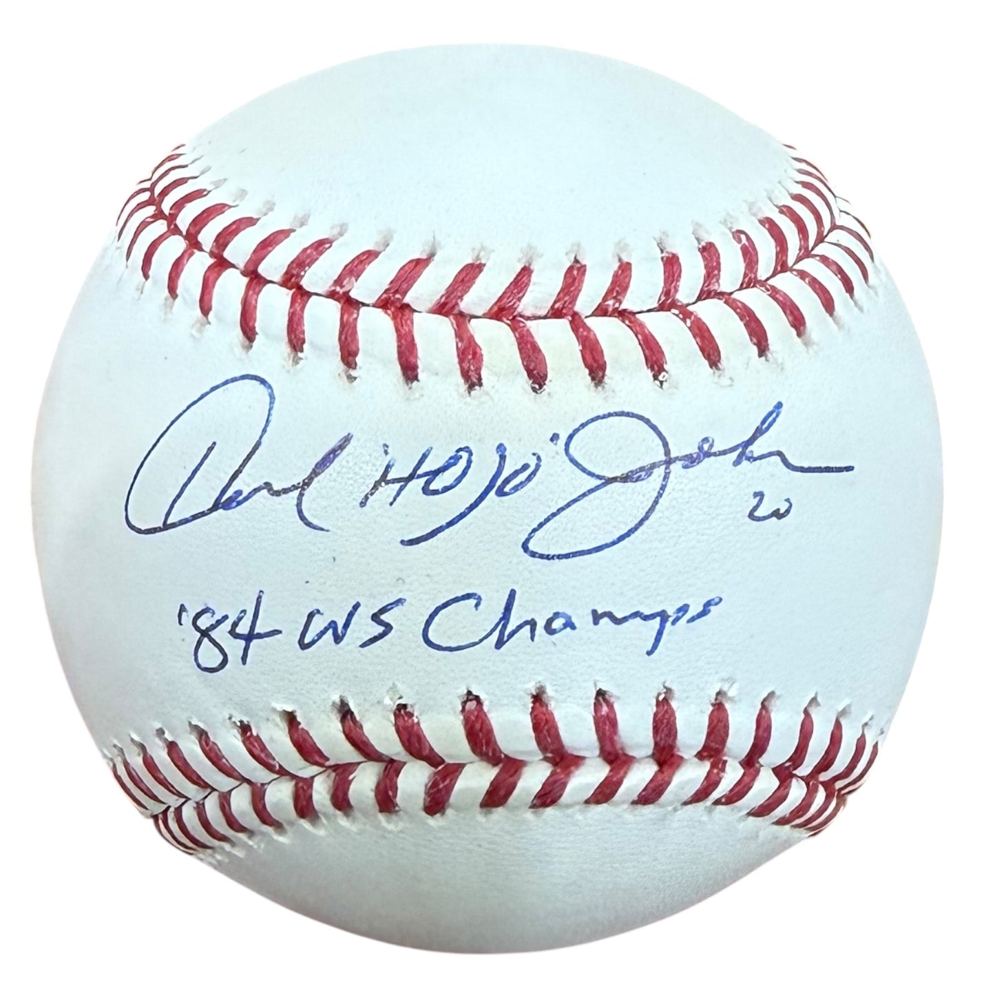 Howard Johnson Autographed Official Major League Baseball w/ "84 WS Champs" - JSA