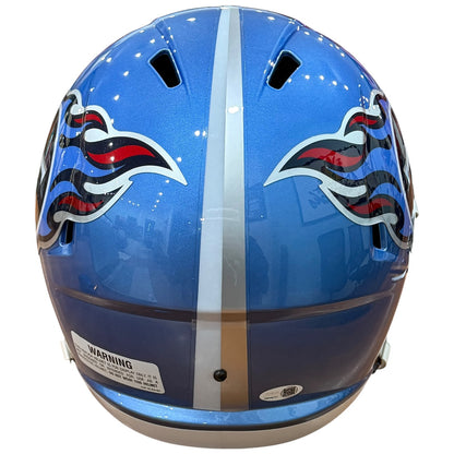 Jevon Kearse Autographed Tennessee Titans (FLASH) Deluxe Full Size Helmet w/ "The Freak, 99 DROY, 3x Pro Bowl" - JSA