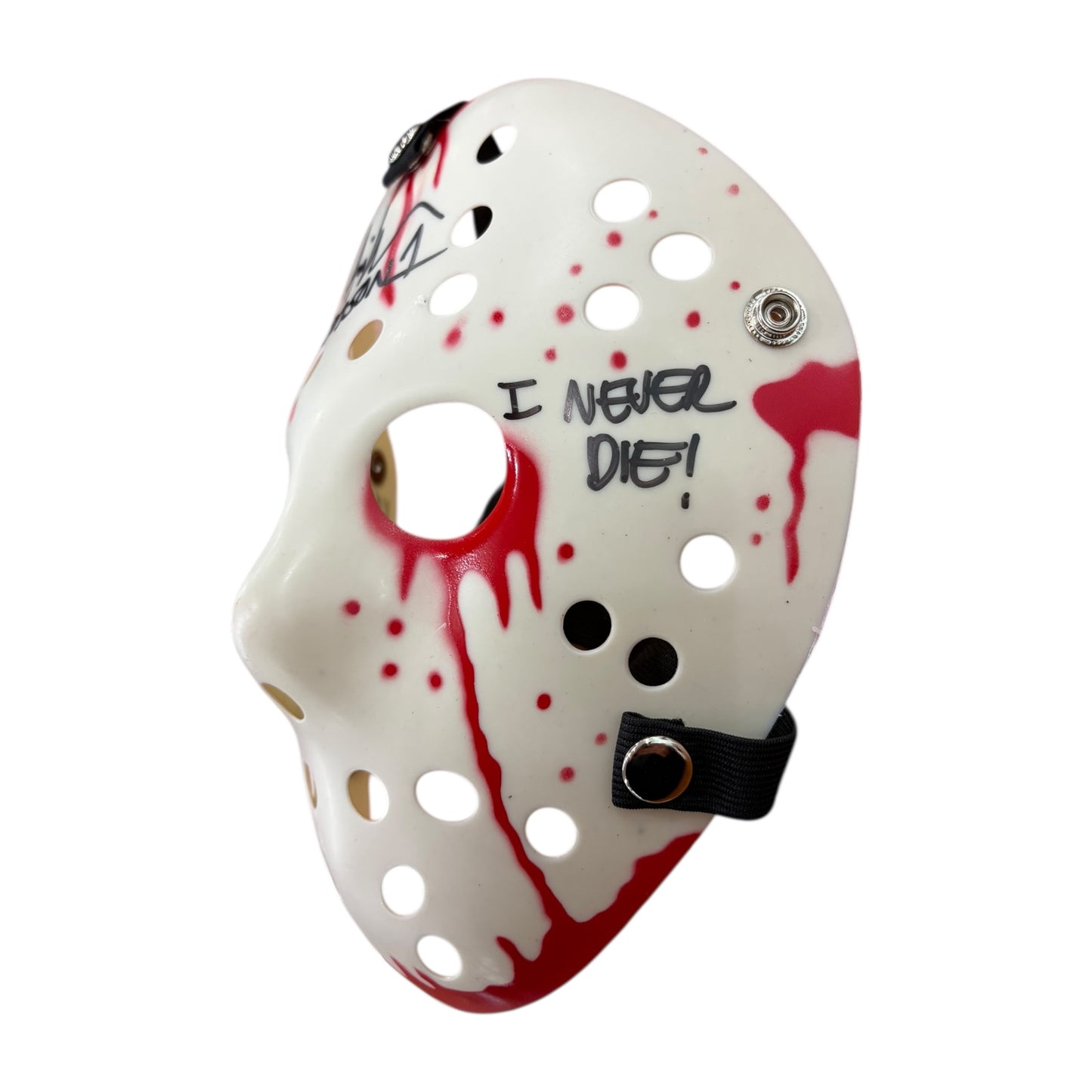 Ari Lehman Autographed 'Friday the 13th' Jason Bloody White Mask - JSA