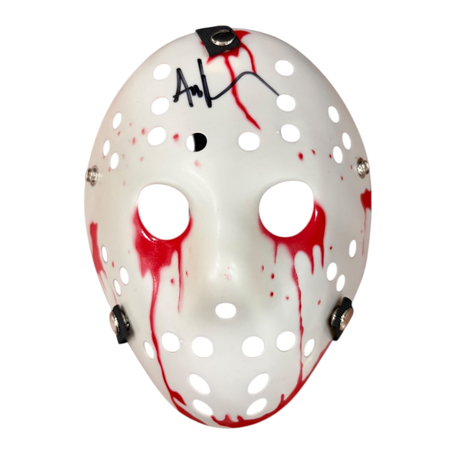 Ari Lehman Autographed 'Friday the 13th' Jason Bloody White Mask - JSA