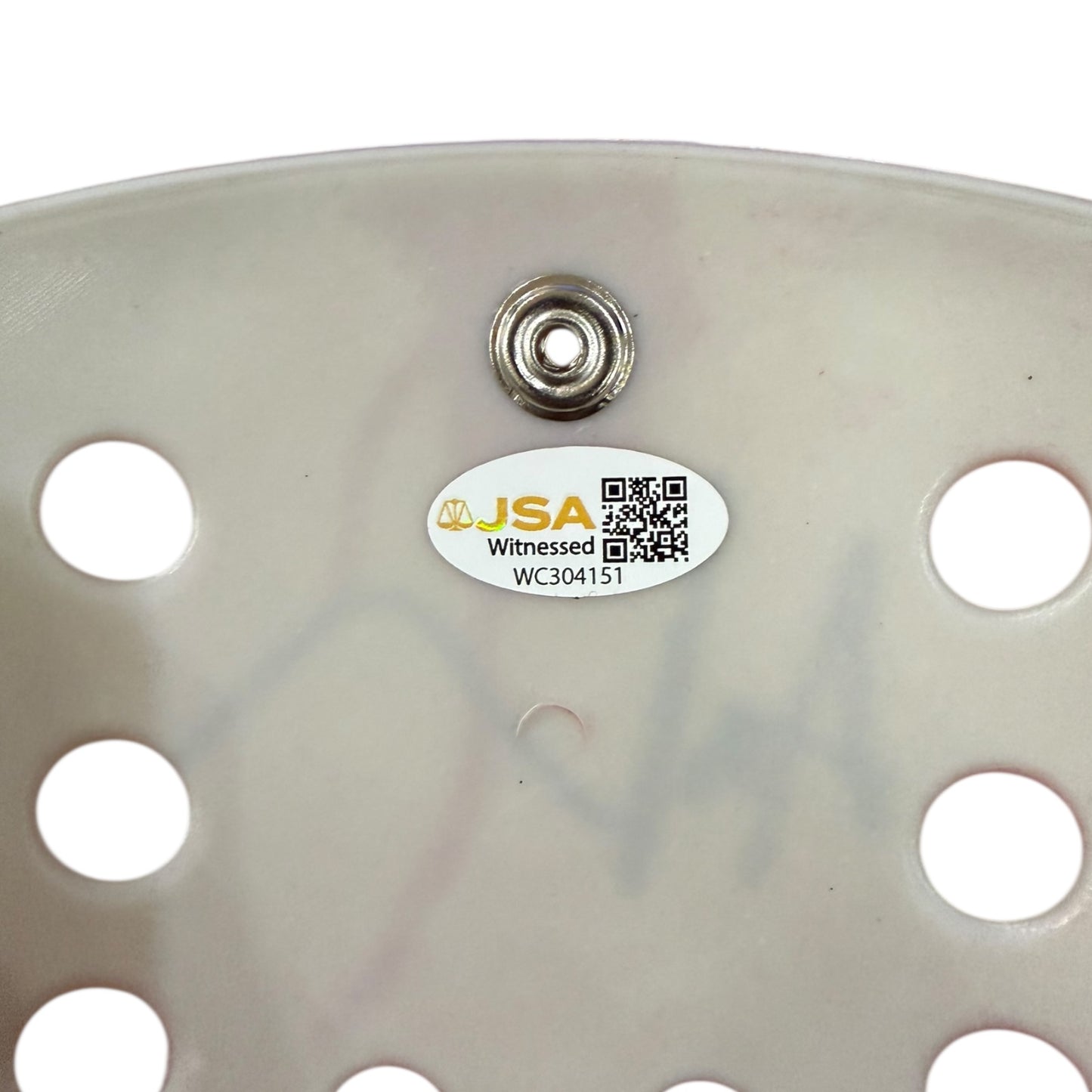 Ari Lehman Autographed 'Friday the 13th' Jason Bloody White Mask - JSA