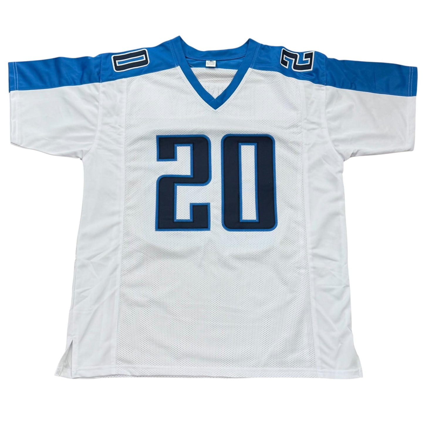 Travis Henry Autographed Tennessee (White #20) Custom Jersey - JSA