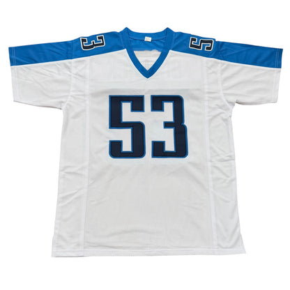Keith Bulluck Autographed Tennessee (White #53) Custom Stitched Jersey - JSA