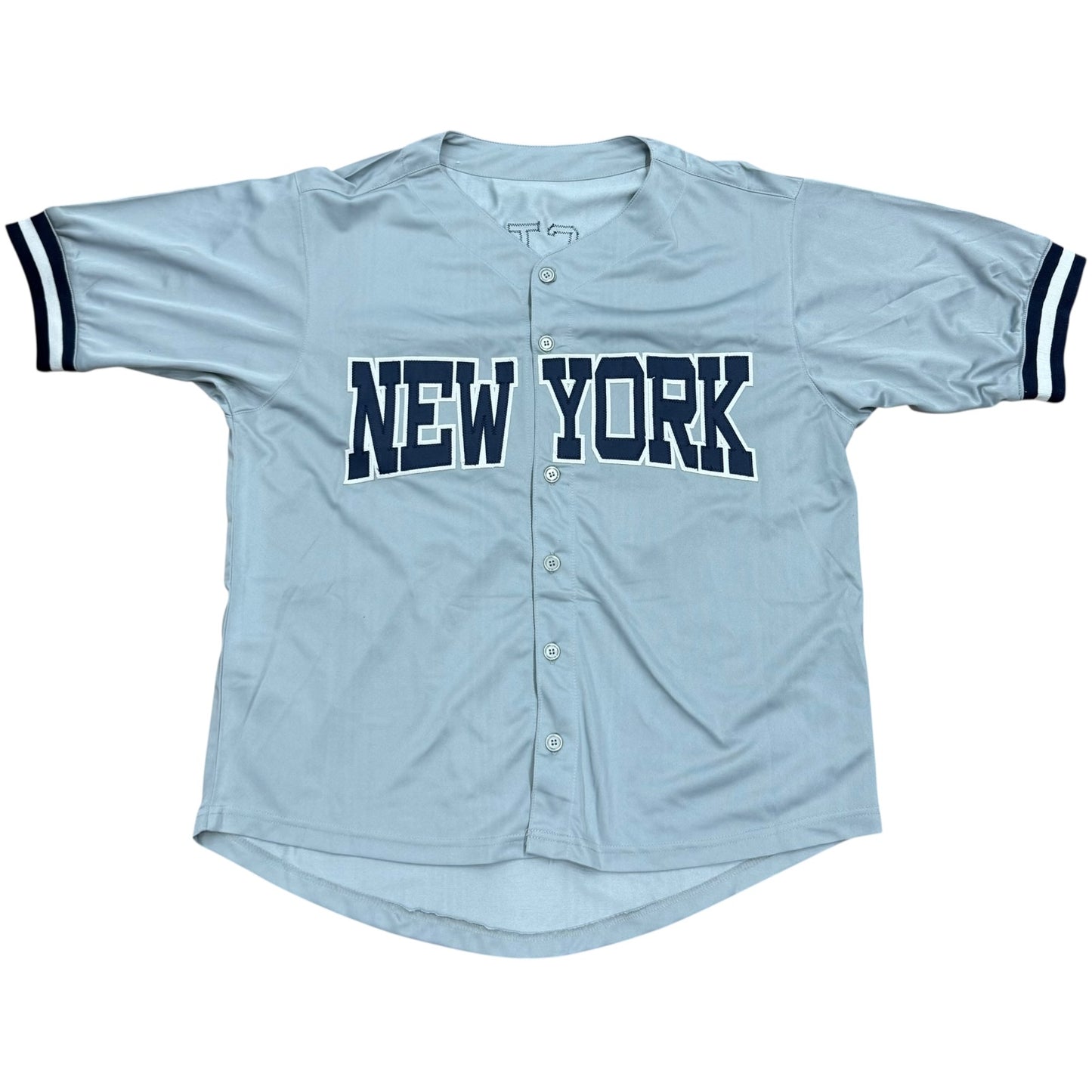 David Justice Autographed New York (Grey #28) Custom Jersey - JSA