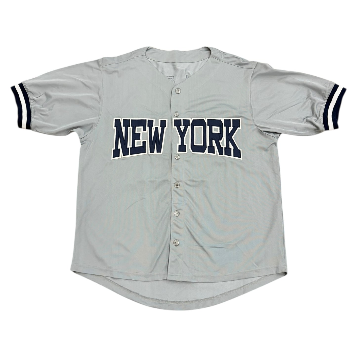 Cecil Fielder Autographed New York (Grey #45) Custom Jersey - JSA
