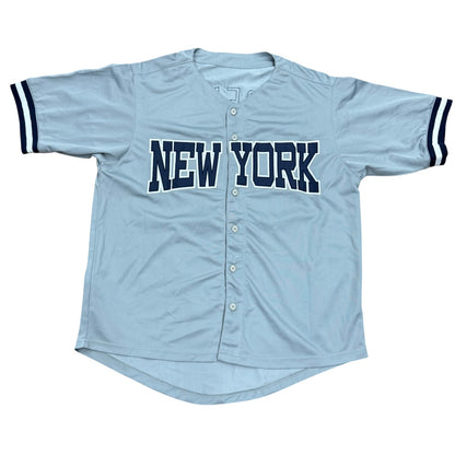 Bucky Dent Autographed New York (Grey #20) Custom Jersey - JSA