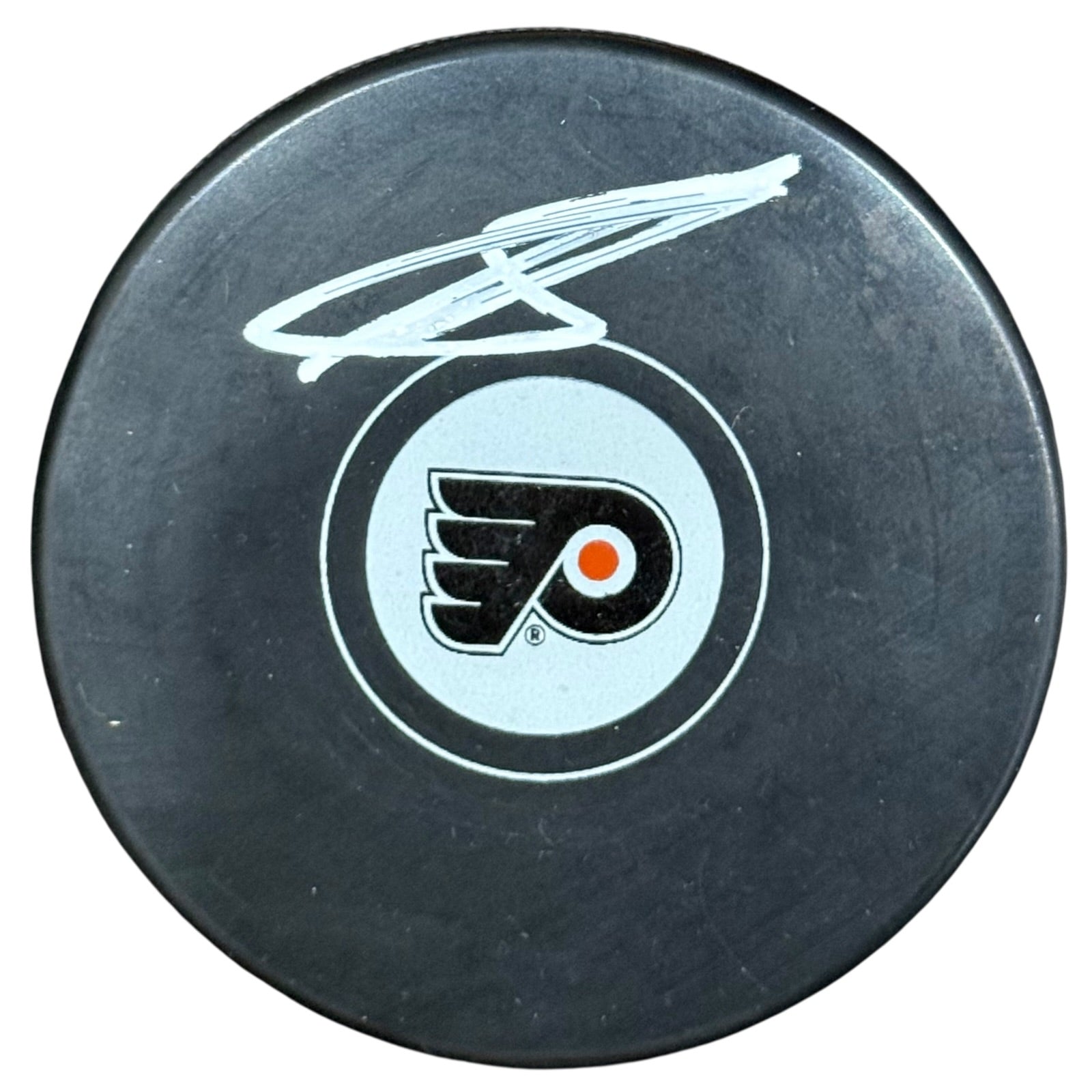 Sergei Bobrovsky Autographed Philadelphia Flyers Hockey Puck - JSA
