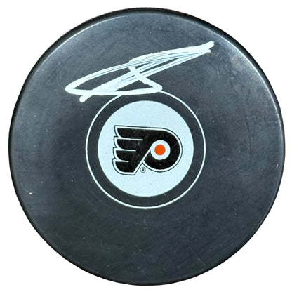 Sergei Bobrovsky Autographed Philadelphia Flyers Hockey Puck - JSA