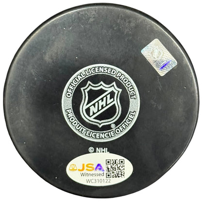 Sergei Bobrovsky Autographed Philadelphia Flyers Hockey Puck - JSA