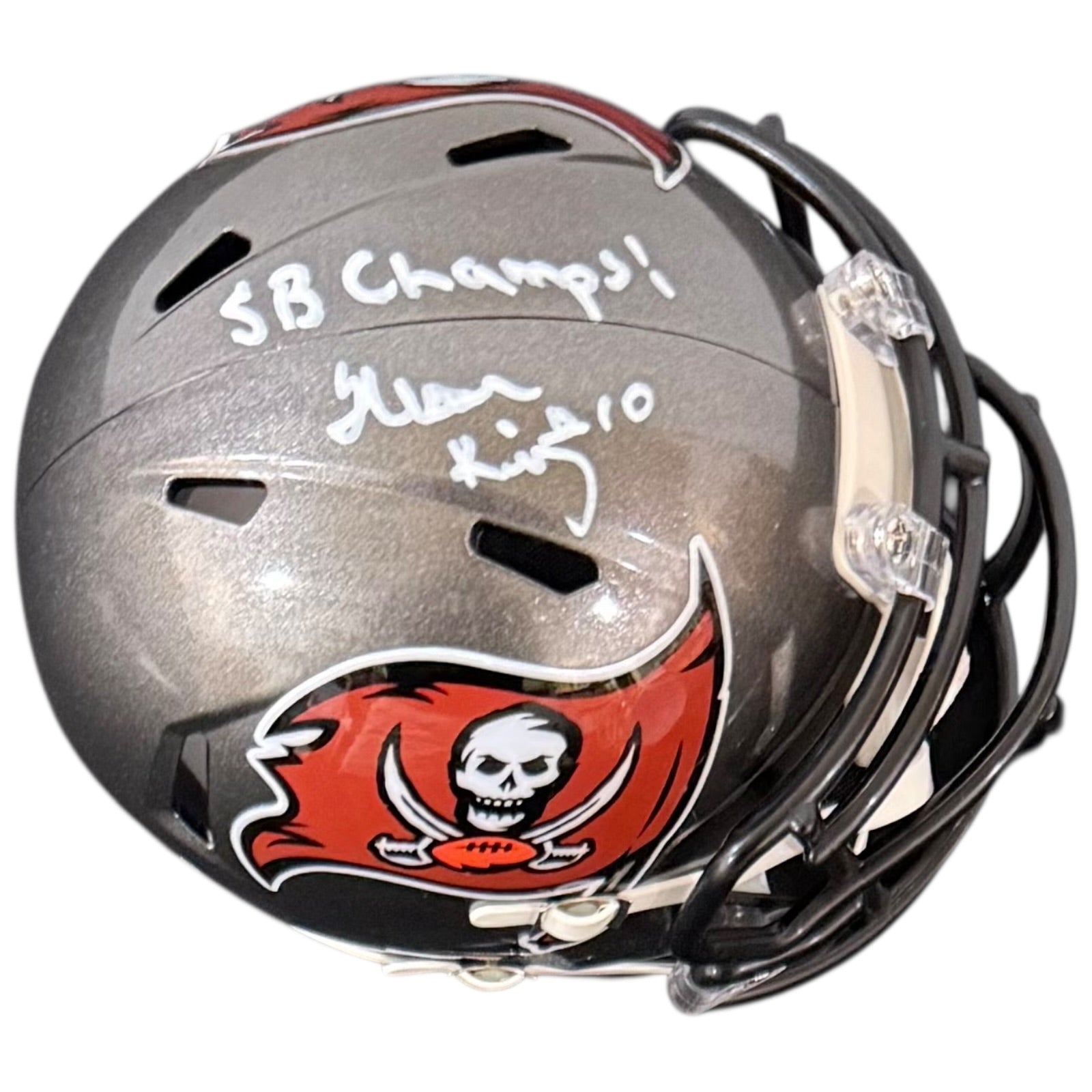 Shaun King Autographed Tampa Bay Buccaneers Mini Helmet w/ 