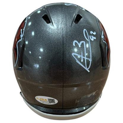 Anthony "Booger" McFarland Autographed Tampa Bay Buccaneers Mini Helmet w/ "SB XXXVII Champs" - JSA