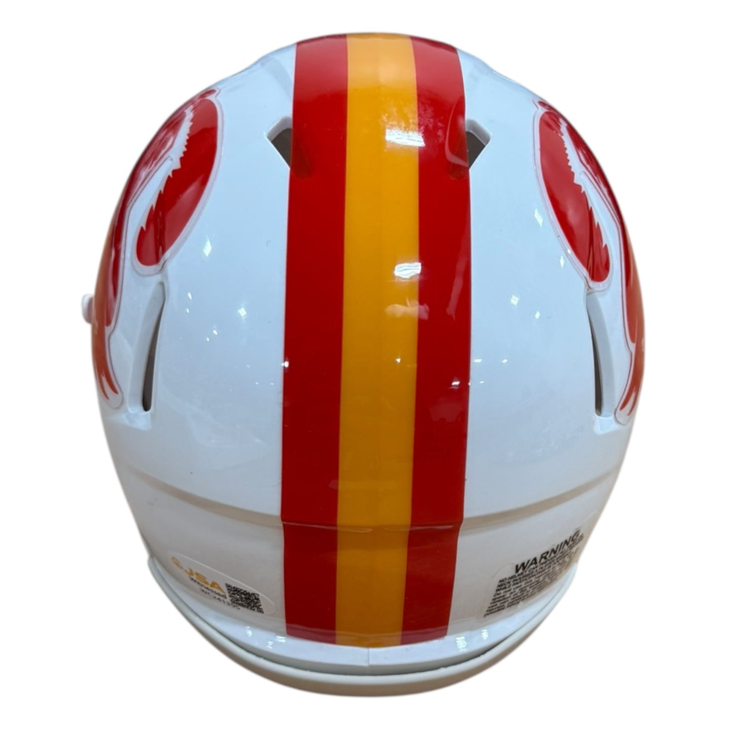Shelton Quarles Autographed Tampa Bay Buccaneers (Throwback Creamsicle) Mini Helmet w/ "SB XXXVII Champs" - JSA