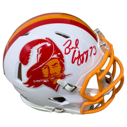 Brad Culpepper Autographed Tampa Bay Buccaneers (Throwback Creamsicle) Mini Helmet - JSA