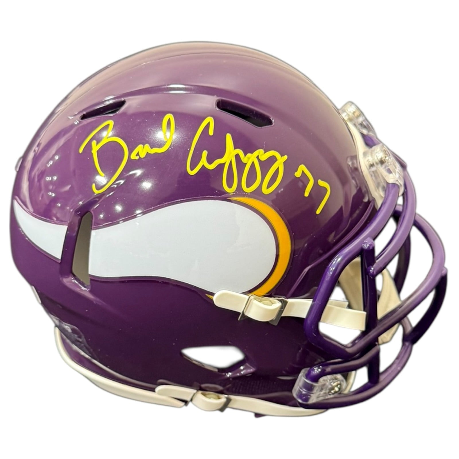 Brad Culpepper Autographed Minnesota Vikings Mini Helmet - JSA
