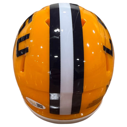 Anthony "Booger" McFarland Autographed Louisiana State University LSU Tigers Mini Helmet - JSA