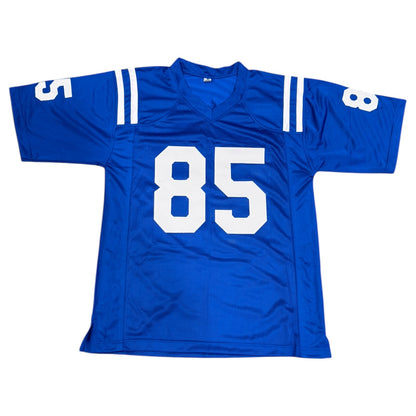 Ken Dilger Autographed Indianapolis (Blue #85) Custom Stitched Jersey - JSA