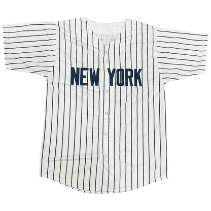 Cecil Fielder Autographed New York (Pinstripe #45) Custom Jersey - JSA