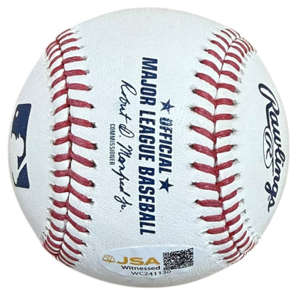 Cecil Fielder Autographed Official Major League Baseball - JSA