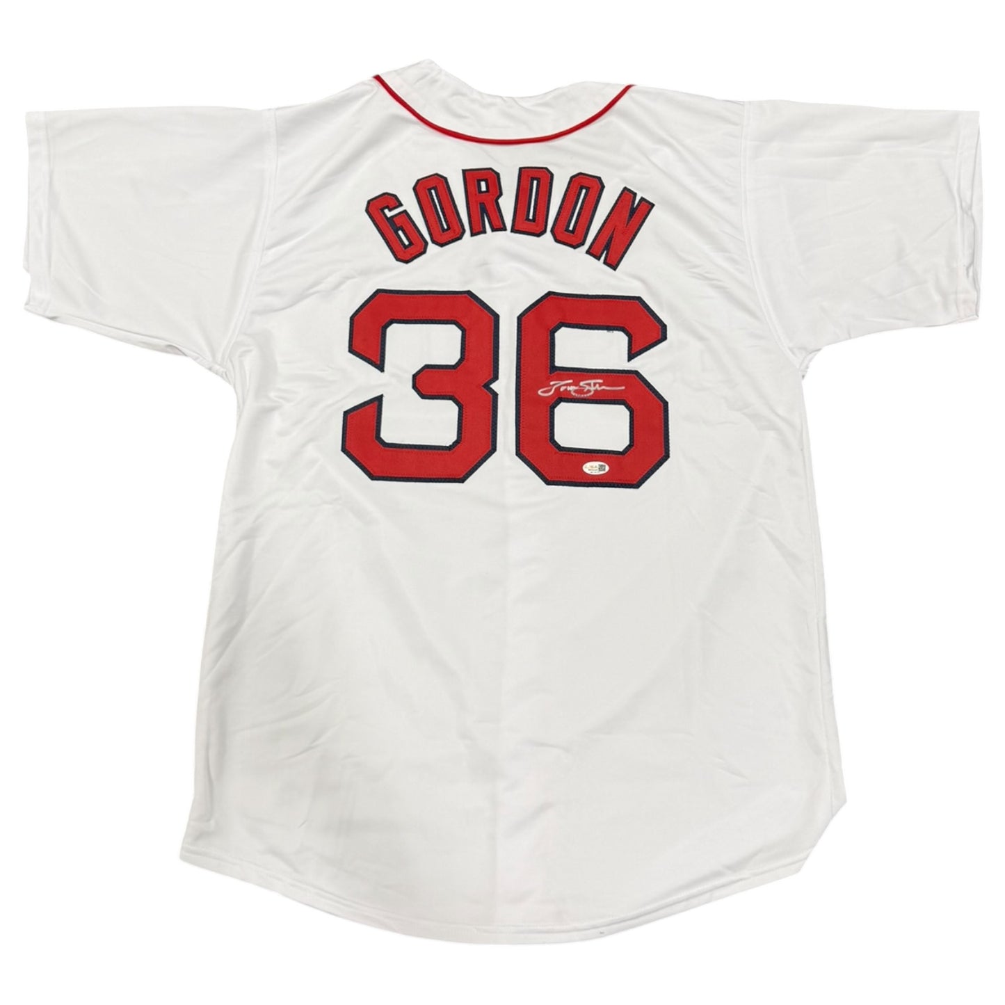 Tom Gordon Autographed Boston (White #36) Custom Stitched Jersey - JSA