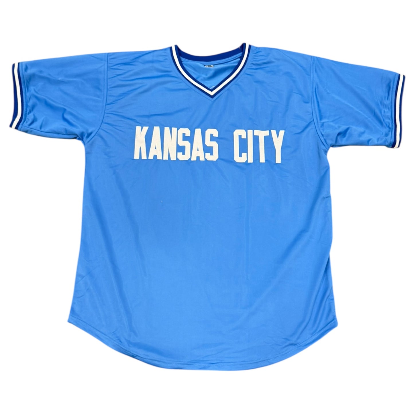 Tom Gordon Autographed Kansas City (Baby Blue #36) Custom Stitched Jersey - JSA