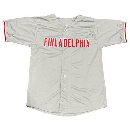 Tom Gordon Autographed Philadelphia (Grey #45) Custom Stitched Jersey - JSA