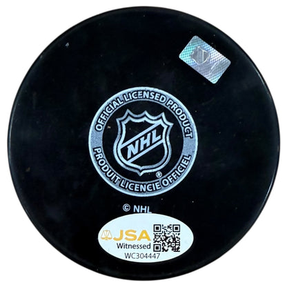Dave Andreychuk Autographed Buffalo Sabres Logo Hockey Puck - JSA
