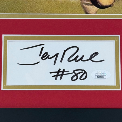 Jerry Rice Autographed San Francisco 49ers Sports Illustrated 11x14 Poster Frame - JSA