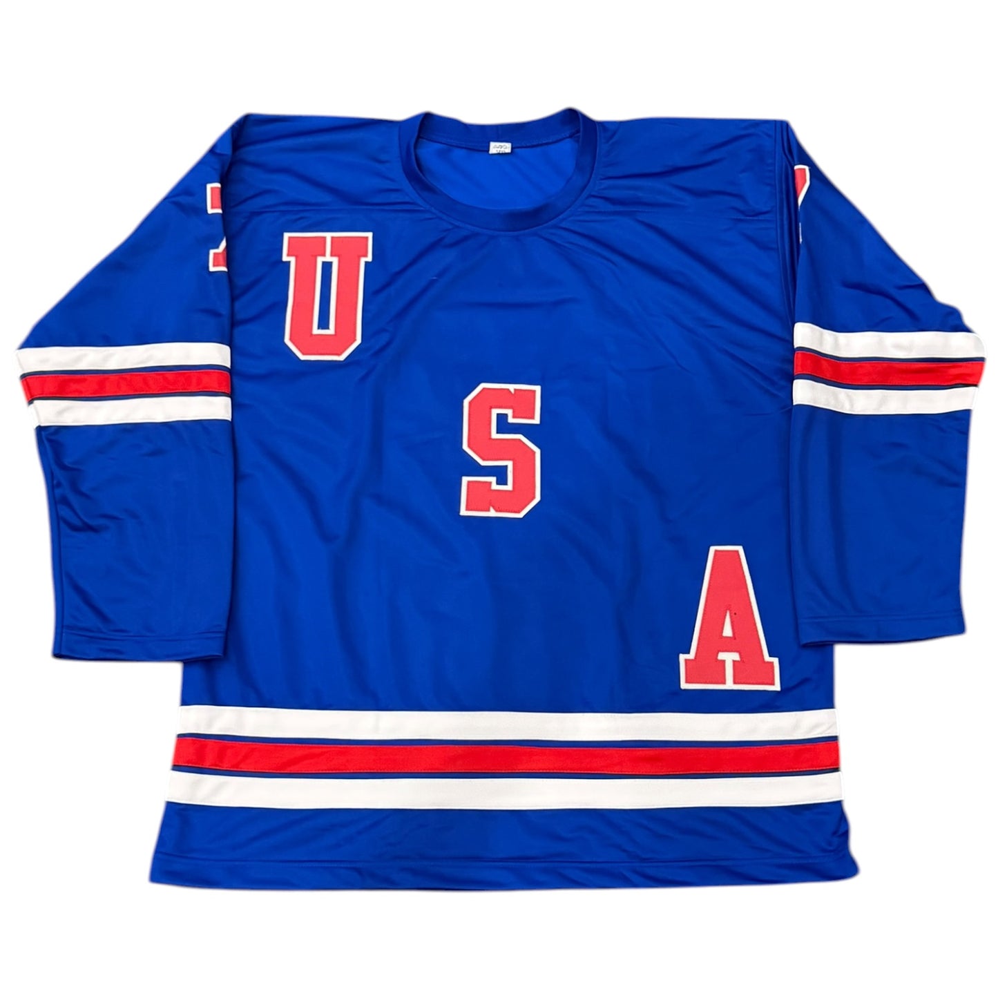 Brady Tkachuk Autographed USA (Blue #7) Custom Stitched Hockey Jersey - JSA